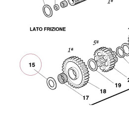 Washer, thrust 17.2X32X2.3 71310111A