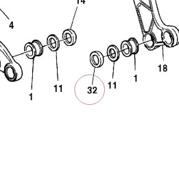 Left spacer 71310931A