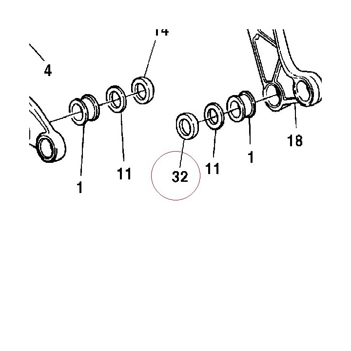 Left spacer 71310931A