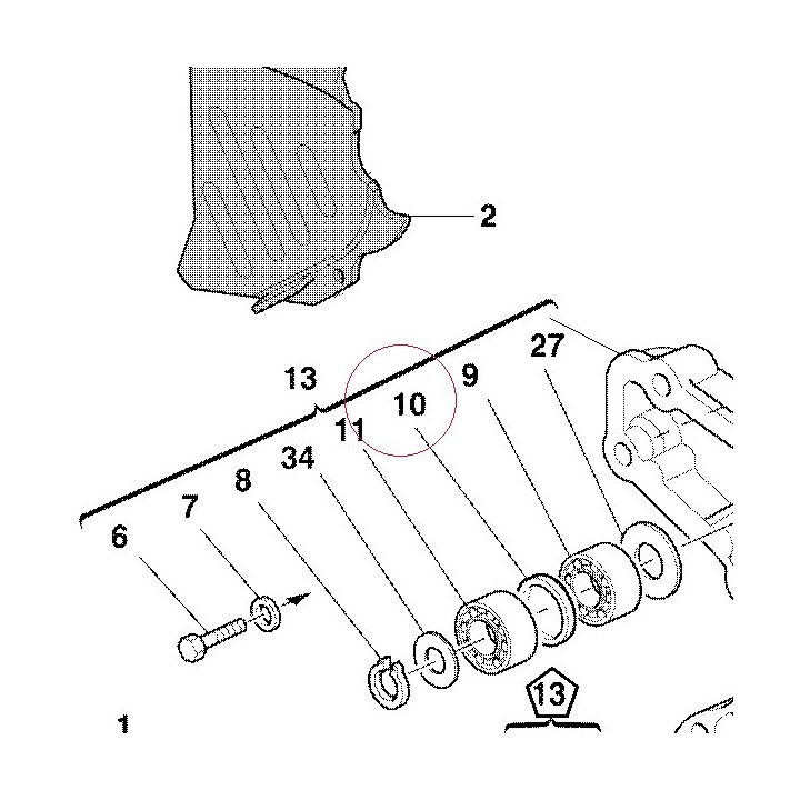 Spacer 71311181A