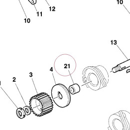 Pulley spacer 71311591A