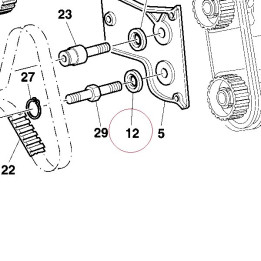Tensioner spacer 71311621A