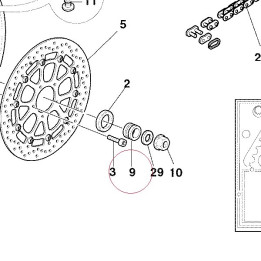 Left spacer 71311971A