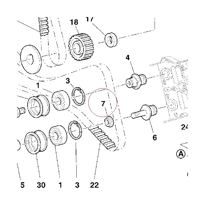 Spacer 71312181A