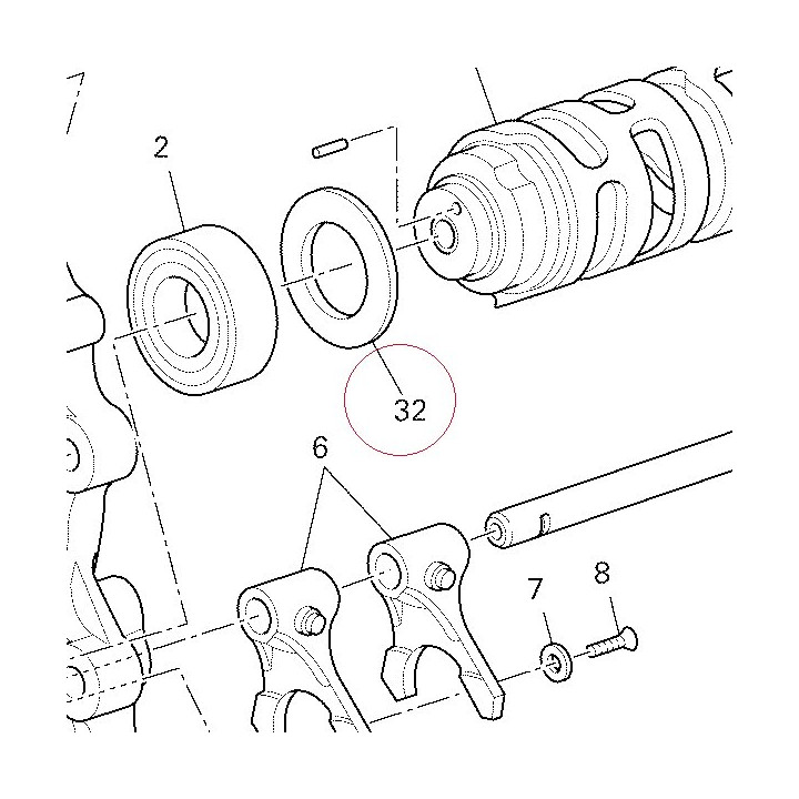 Spacer 25.2X31X0.3 71312411AB