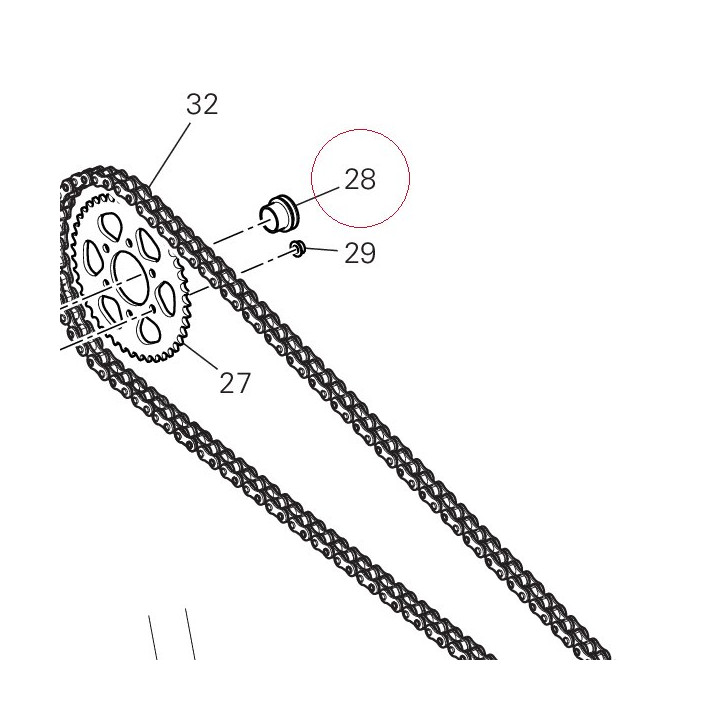 Final sproket sleeve 7131A361AA