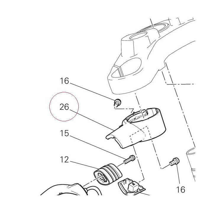 Holder, flasher light right 7131A492C