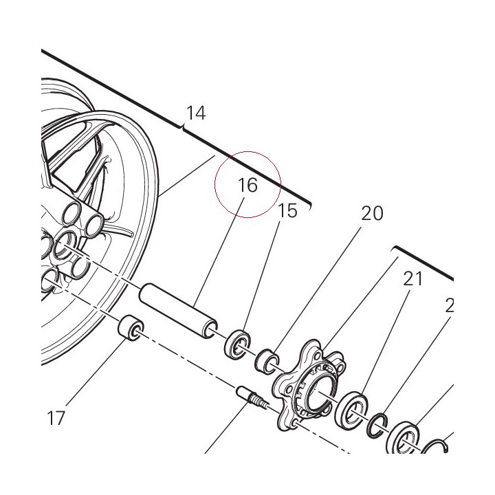 Inner spacer 7131B051A
