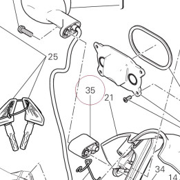 Left spacer 7131B461A