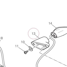 Left spacer 7131B611B