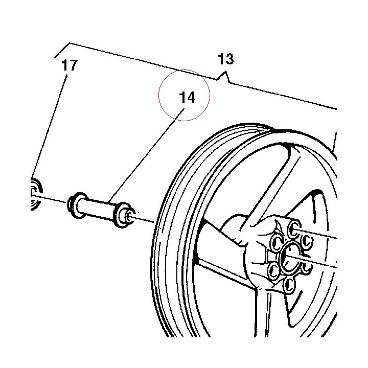 Inner spacer 71410381A