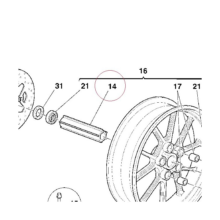 Inner spacer 71410431A