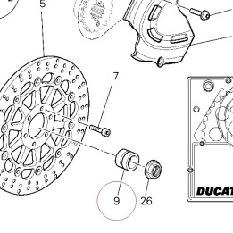 Left spacer 71410731A