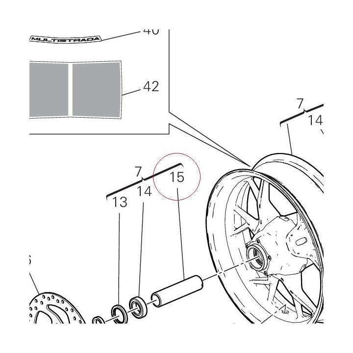 Inner spacer 71411361A