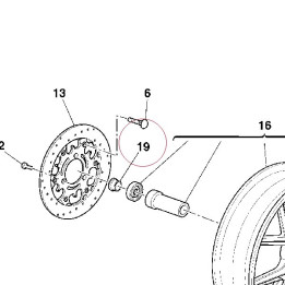 Spindle, taper 71611012A