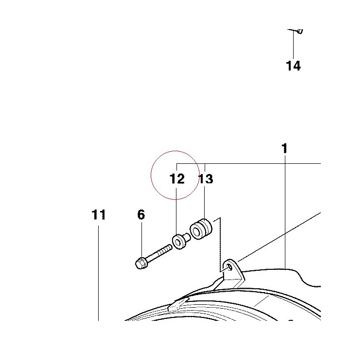 Spacer 71640011A