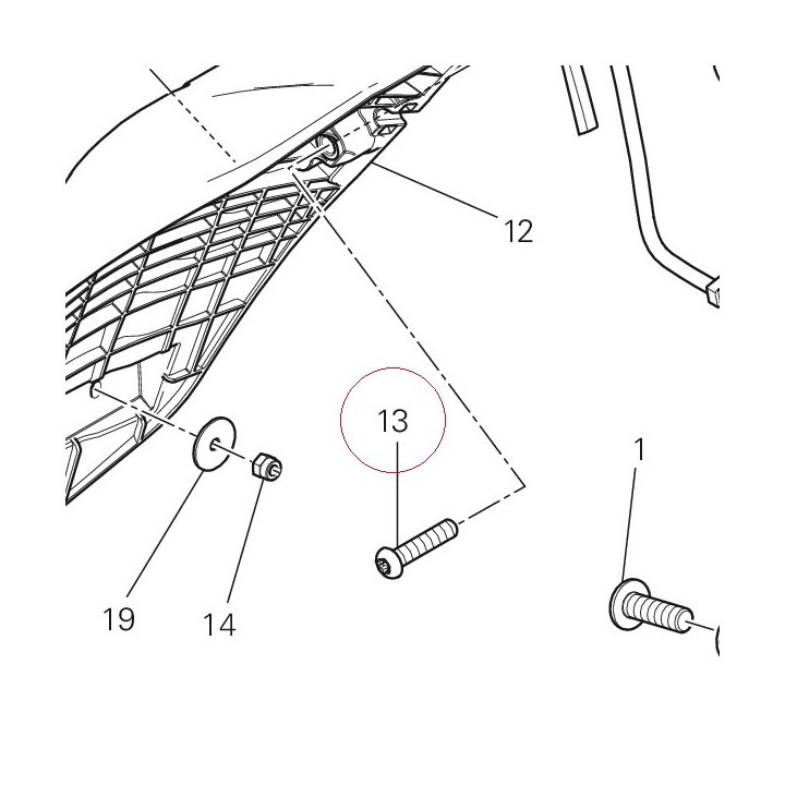 Screw 72050388CA