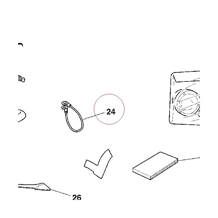 Anti-theft cable 73210041A