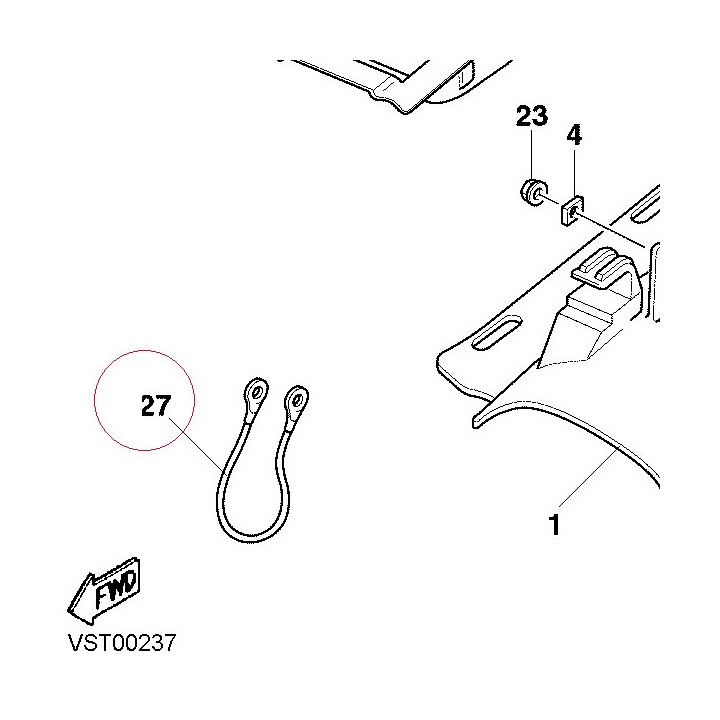 Anti-theft cable 73210051A