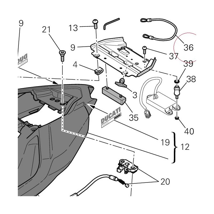 Anti-theft cable 73210171A