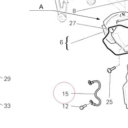 Cable limiting top case opening 73210191A