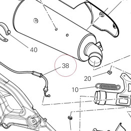 Cable, exhaust valve 73210261A