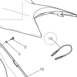 Anti-theft cable 73210411B