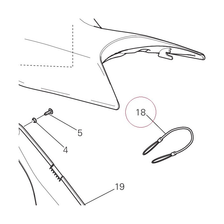 Anti-theft cable 73210411B