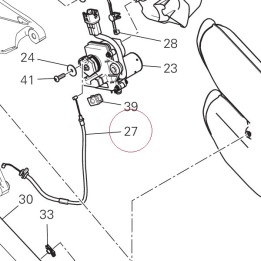 Cable, exhaust valve 73210461A