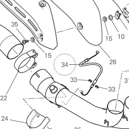 Cable, exhaust valve 73210543A