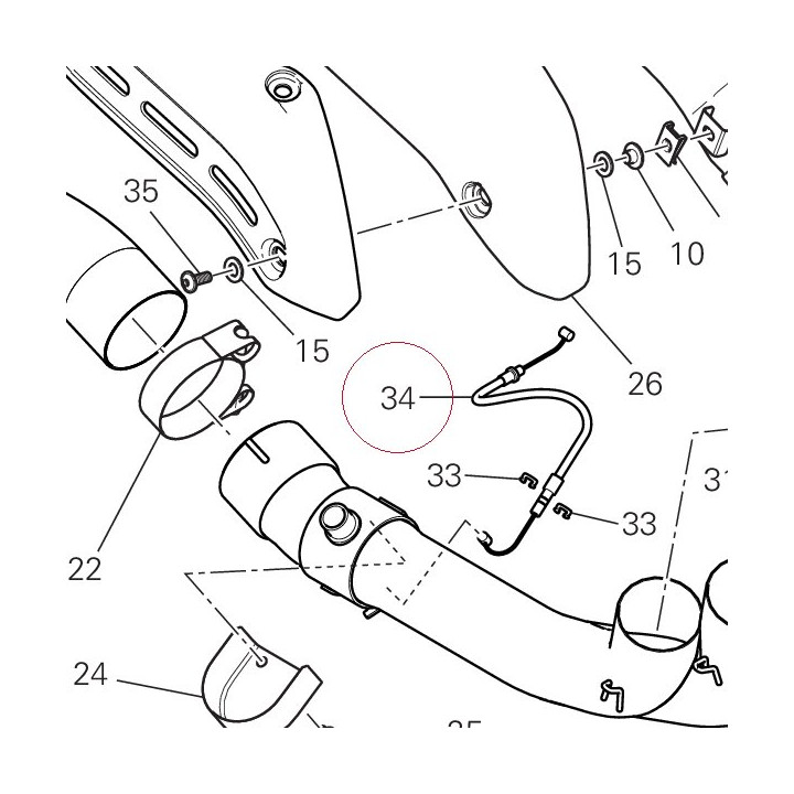 Cable, exhaust valve 73210543A
