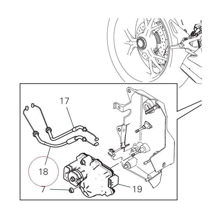 Cable, exhaust valve open 73210662A
