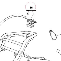 Striker, seat lock 73220161A