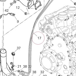 Cable set exhaust valve 73220241A