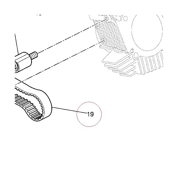 Timing belt 73740241A