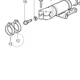 Clamp, right 74110221A