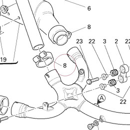 Hose guide 74110282A