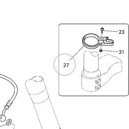 Clamp, brake hose 74110351A