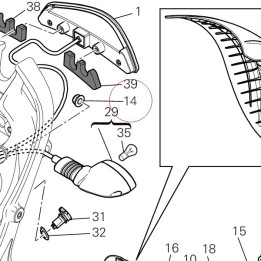 Self-locking nut M10X1.25 74810451A