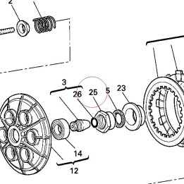 Nut M25X1.5 74810662A
