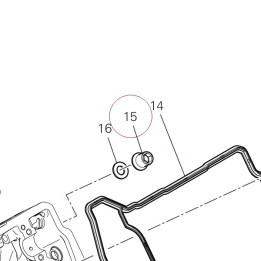 Nut, flange 74811061B