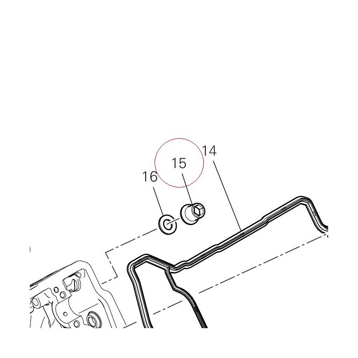 Nut, flange 74811061B