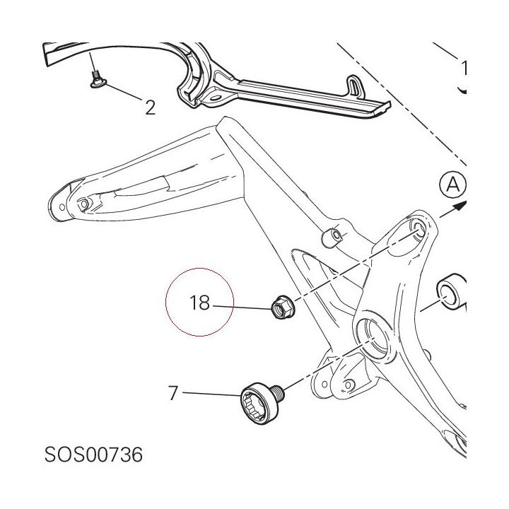 Nut M12 74840021A
