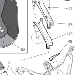 Nut M5 74840381A