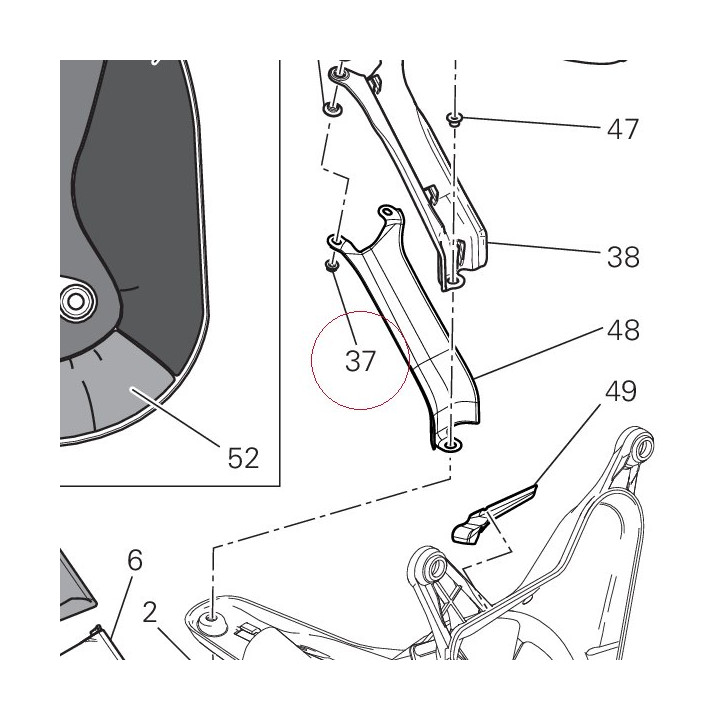 Nut M5 74840381A