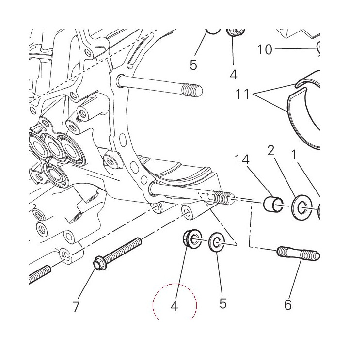 Nut, special M8 74840481A