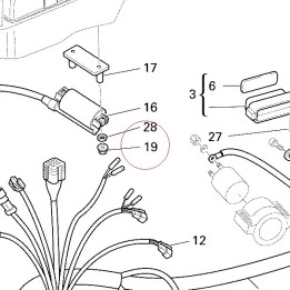 Nut, self locking M5 74841001AB