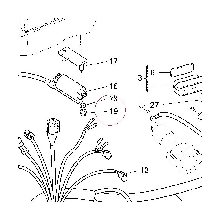 Nut, self locking M5 74841001AB