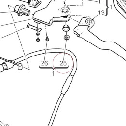 Nut, self-locking 74841021A