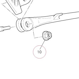 Nut M10X1.25 74940452A
